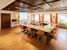 Seminarraum in der Hoftaverne Ziegelböck, eingerichtet für Meetings und Workshops